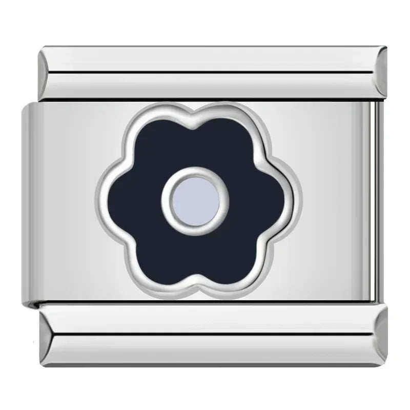 Black Mini Flower
